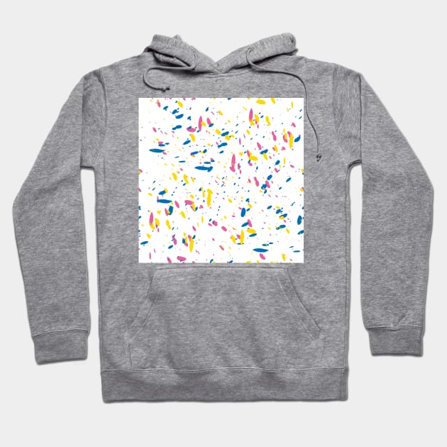 Colored Paint Drops Fashion Seamless Hoodie by MichelMM